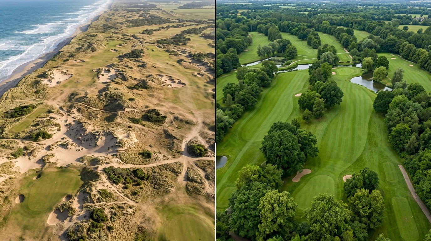 Links-Kurse vs. Parkland-Kurse beim Golf Wetten — unterschiedliche Anforderungen an Spieler und Course Fit