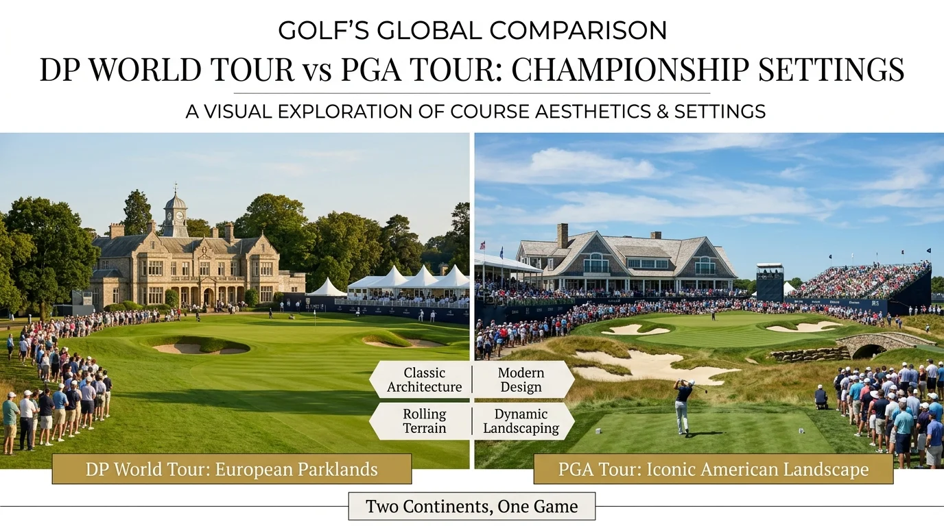 DP World Tour vs PGA Tour Vergleich Feldstärke Preisgelder Wettmarkttiefe Golf