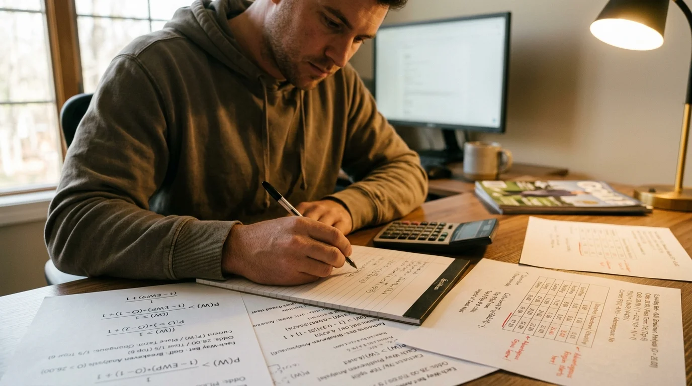 Each-Way Mathematik Golf - Breakeven-Analyse für Wetten ab Siegquote 26 mit Rechenbeispiel
