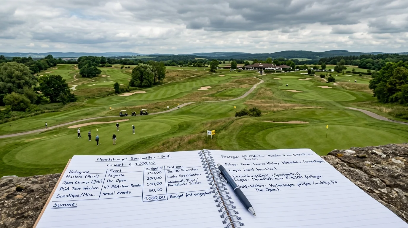 Golf-Wetter Budgetplanung unter dem LUGAS-Limit: Monatliche Einzahlungen bei 47 PGA-Tour-Runden pro Saison