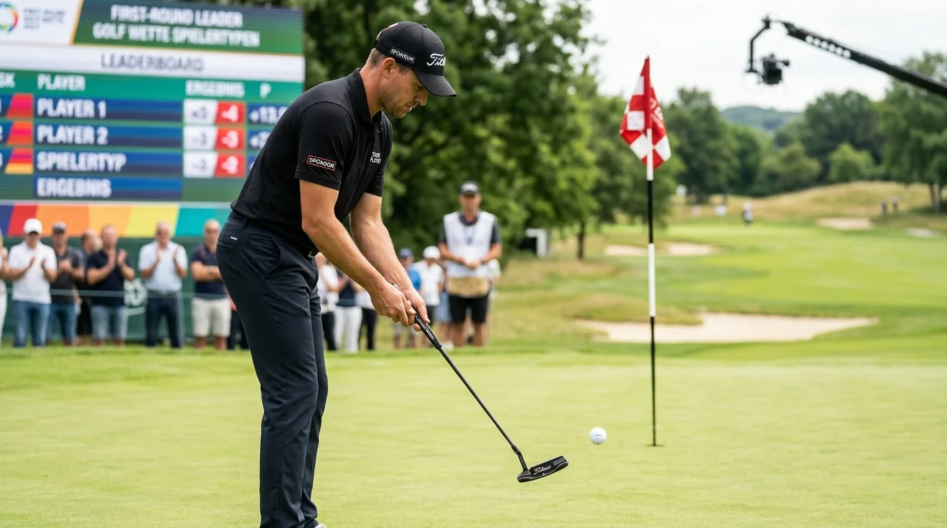 Spielertypen die häufig den First-Round-Leader beim Golf anführen analysiert nach Scoring und Varianz