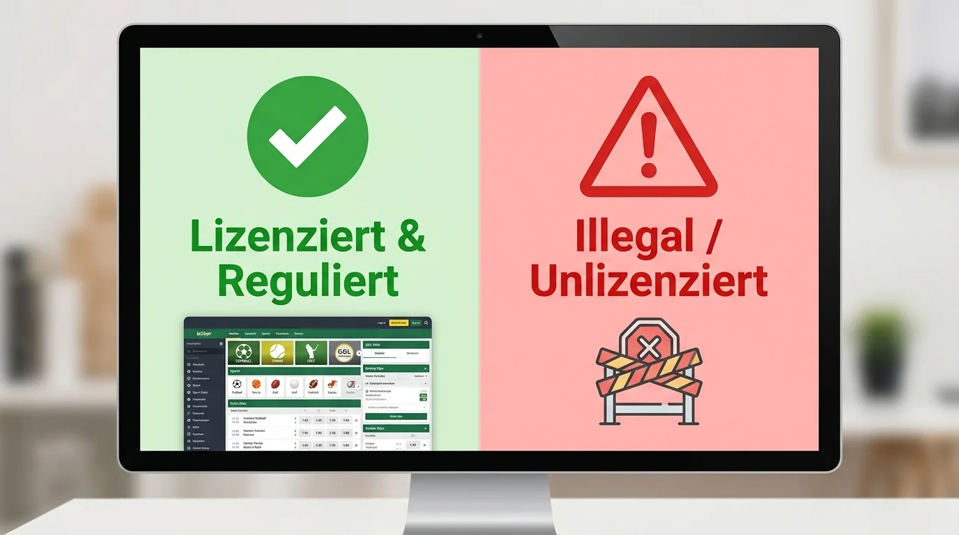 Schwarzmarkt Golf Wettanbieter Risiken Deutschland illegale Sportwetten Konsequenzen