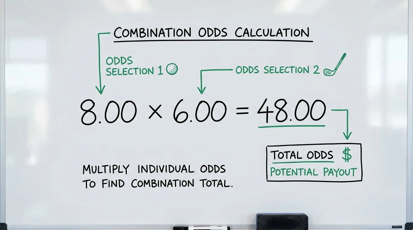 Golf Kombiwette Mechanismus Quotenmultiplikation Accumulator Parlay Erklärung