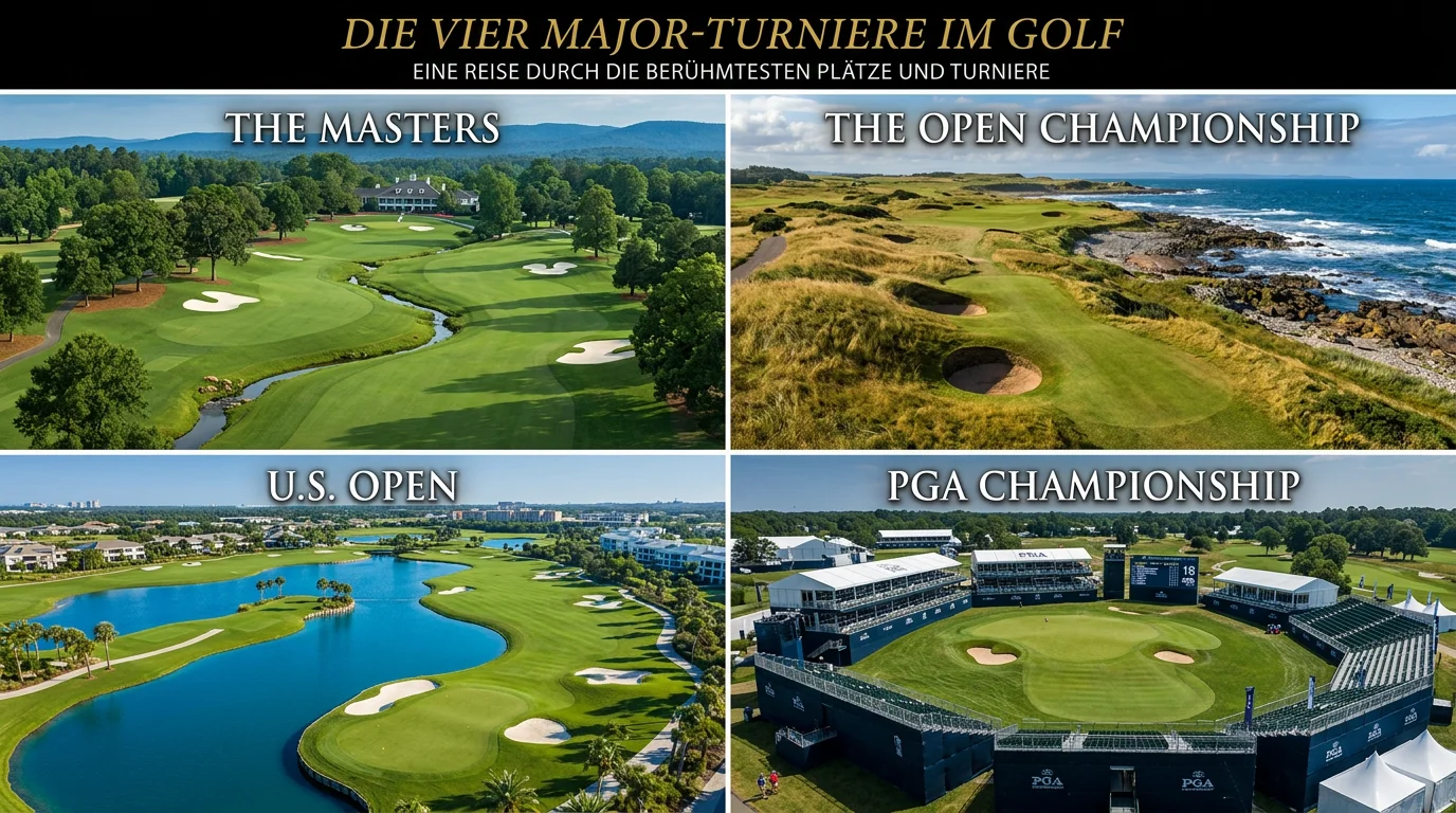 Die vier großen Golf Majors und der Ryder Cup: Wettmärkte, Quotenschlüssel und Strategien für US Masters, The Open und PGA Championship