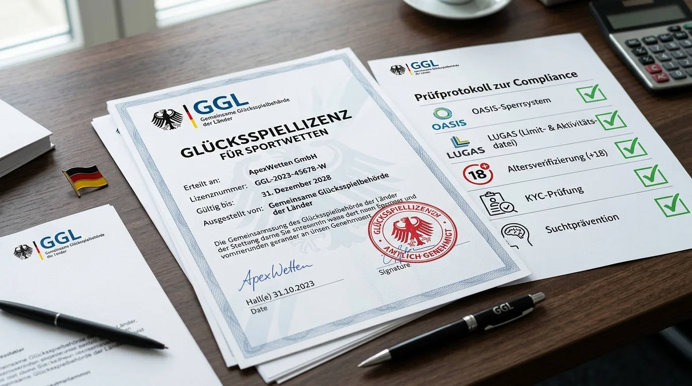 GGL-Lizenzstatus und Sicherheitsprüfung bei deutschen Golf Wettanbietern