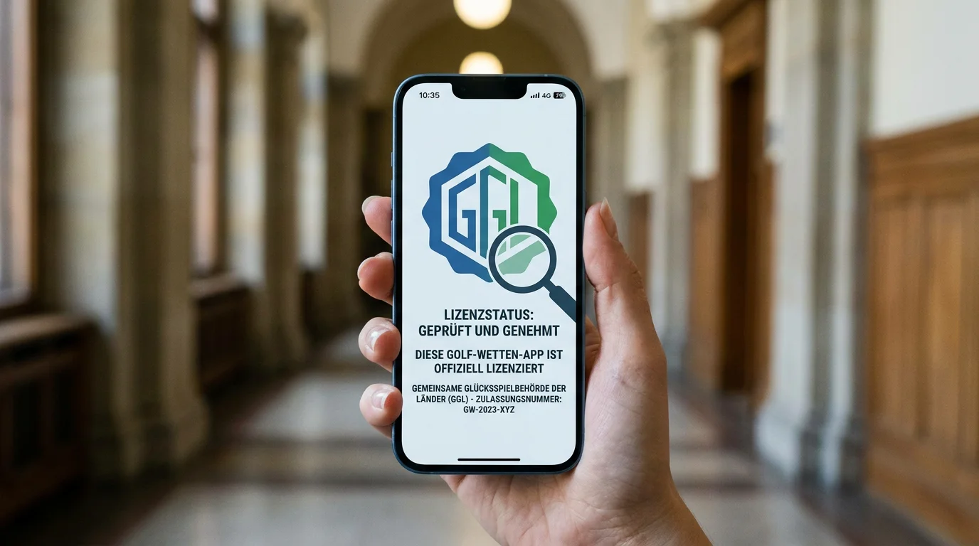 GGL-Lizenz einer Golf-Wett-App prüfen: Offizielle Whitelist und Kennzeichnung lizenzierter Buchmacher in Deutschland