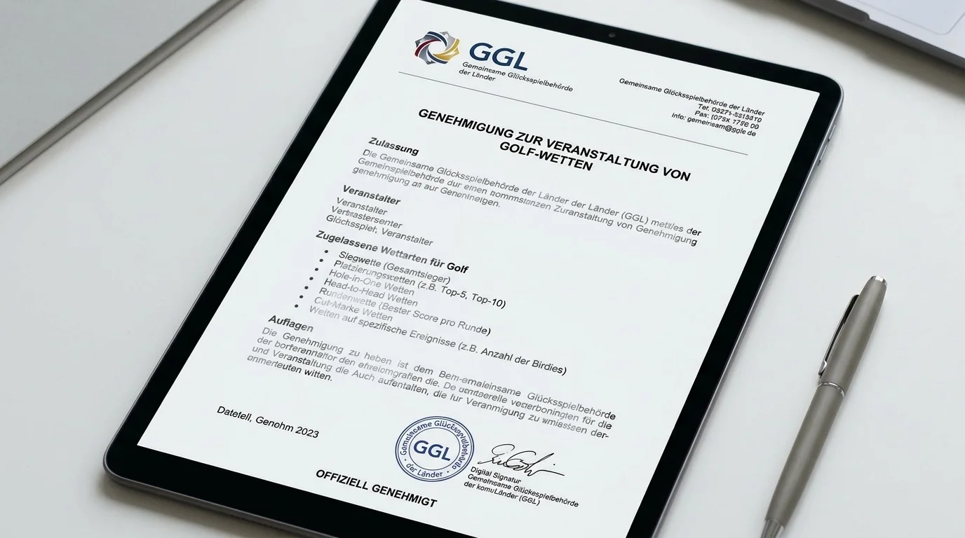 GGL-konforme Nationalitätenwette beim Golf als eine der vier offiziell erlaubten Wettarten in Deutschland