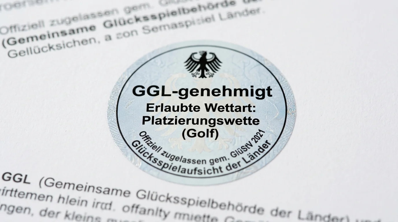 GGL-konforme Platzierungswette Golf Deutschland - Offiziell erlaubte Wettart bei lizenzierten Anbietern