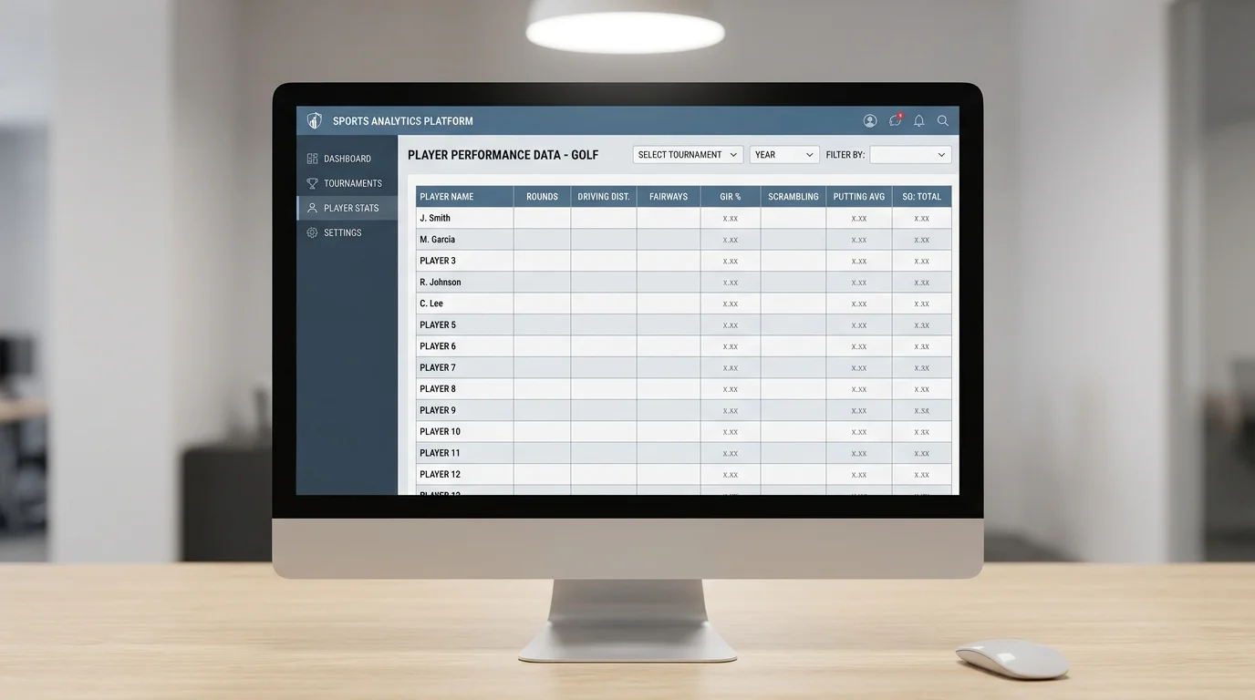SG-Datenquellen für Golf Wetten — PGA Tour Statistiken und verlässliche Analyse-Plattformen für Sportwetter